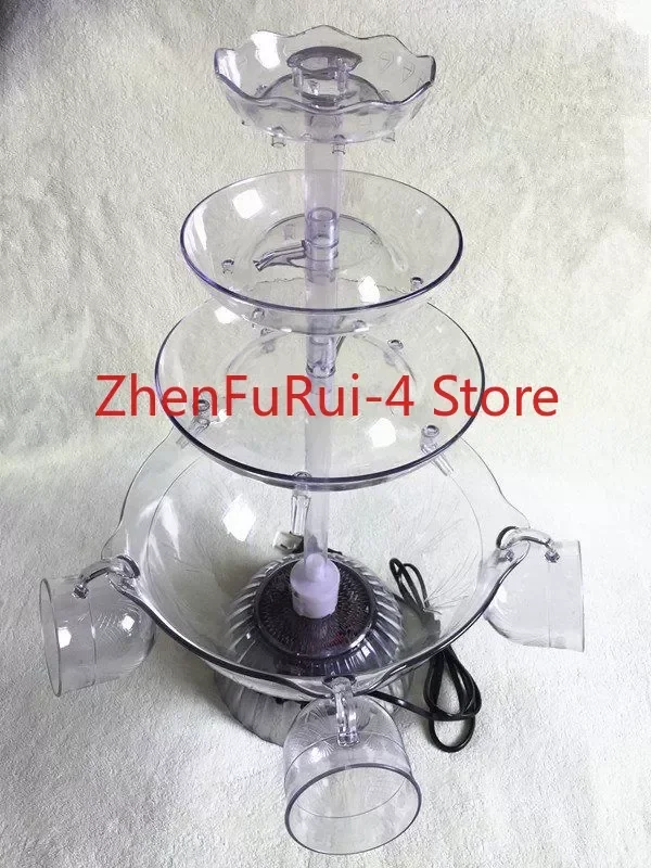 

Price 4-Tier Electric Wine Waterfall Machine Cocktail Fountain Drink for Bars and Nightclubs