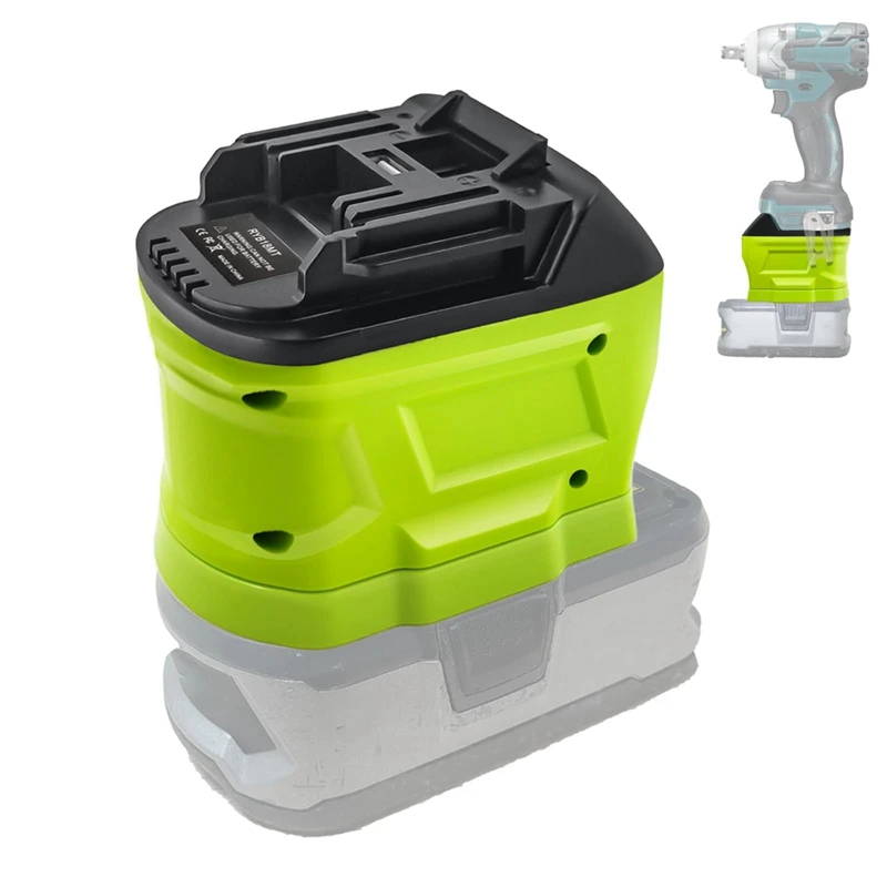 RYB18MT Battery Adapter For Ryobi 18V ONE+ Li-Ion Battery P107 P108 Convert To For Makita 18V Li-Ion Battery Power Tools Parts