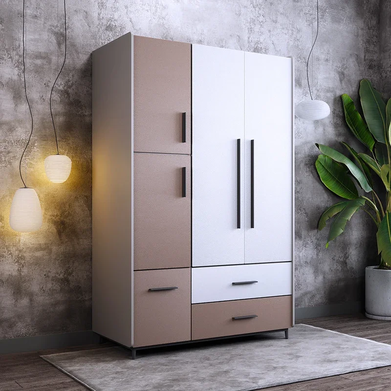 

door wardrobe household Italian minimalist bedroom small apartment locker large wardrobe children's wardrobe