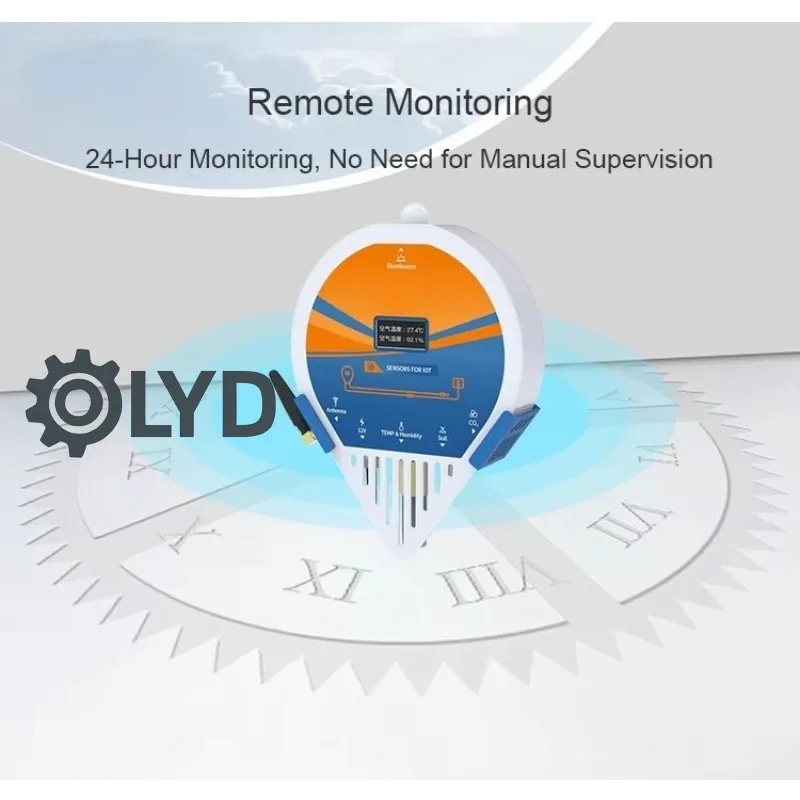 4G Remote 11-in-1 Air Quality Monitor Weather Environment Sensor for Agriculture Farm Use