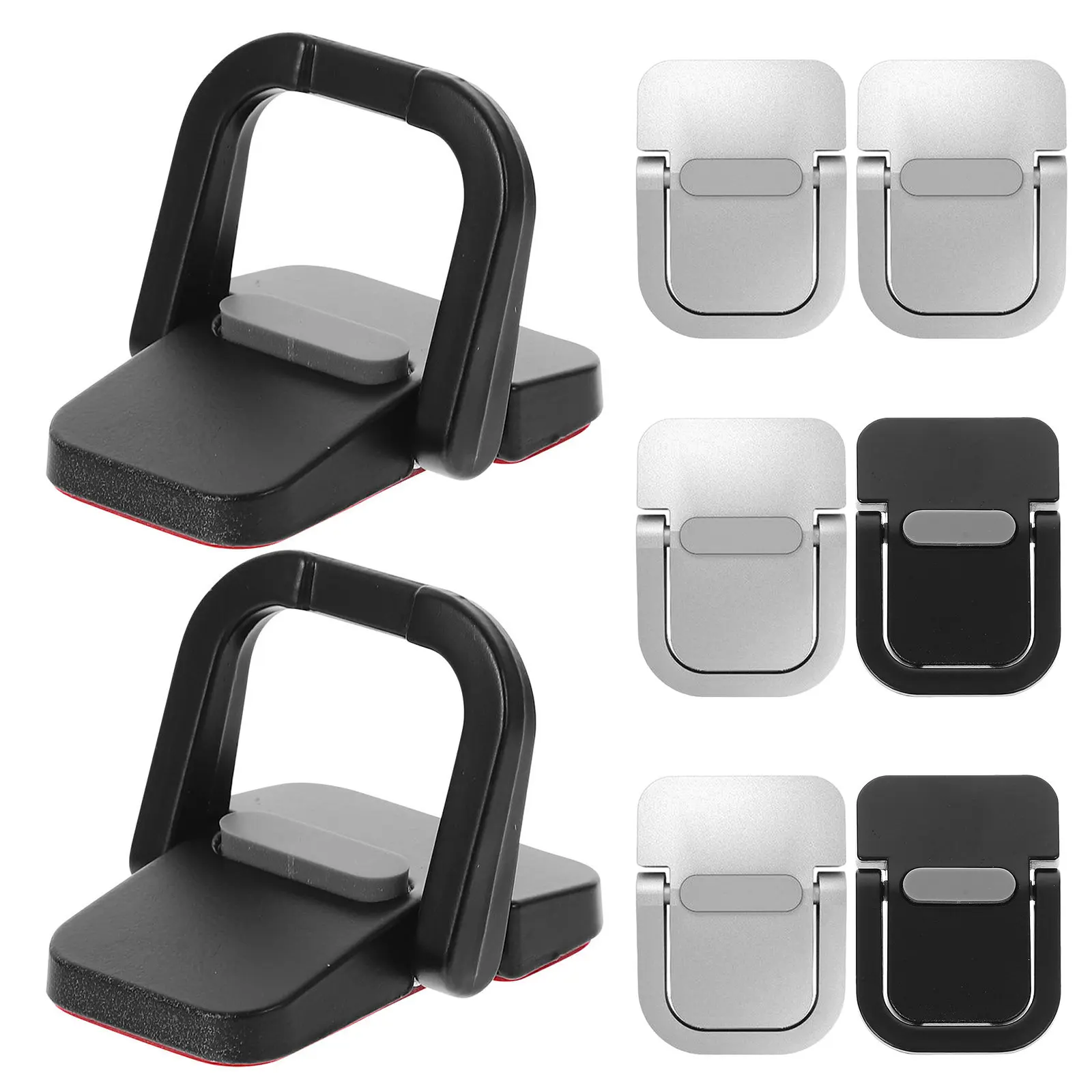 8Pcs Laptop Stand Alloy Mini Adhesive Feet for Desk Bed Travel Portable Laptop Riser Keyboard Tilt Cooling
