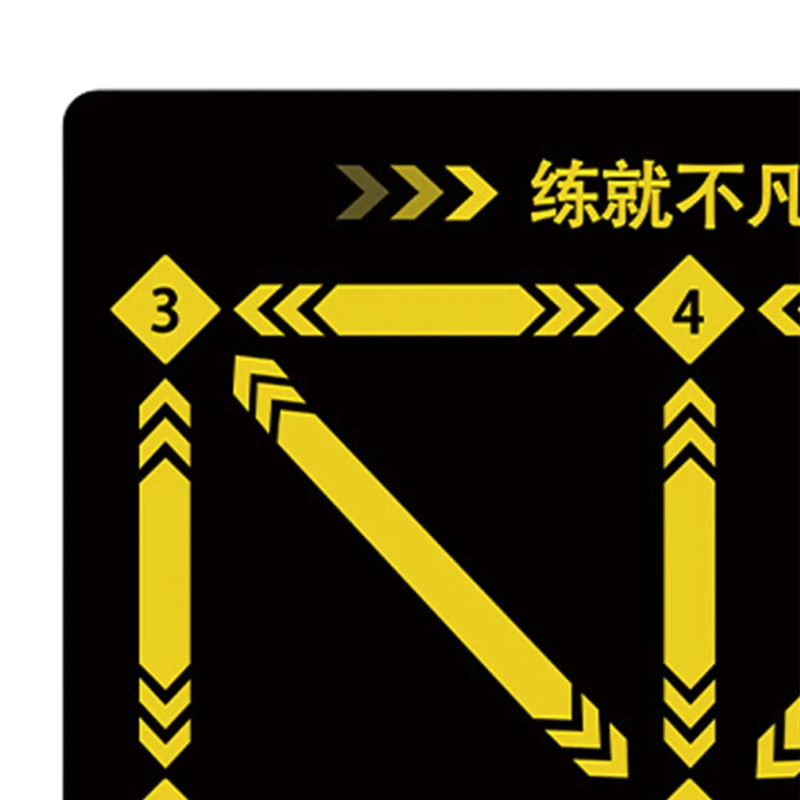 Football Footstep Training Mat, Football Mat Training Pace Ball Control Player Equipment Football Door Mat Soccer Train Mat