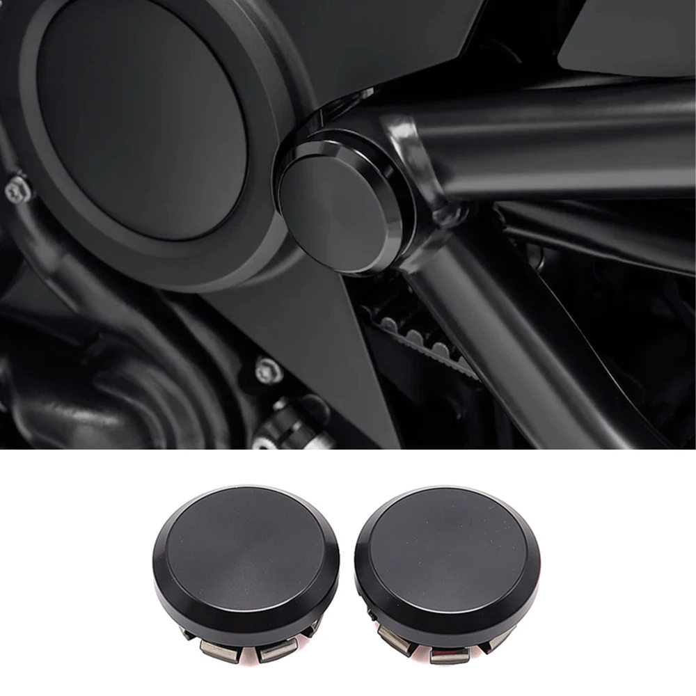 SportsterS Motorcycle Nut Covers Kits For Sportster S 1250 RH1250S Accessories Front Rear Axle Nut Covers Upper Fork Stem Covers - Image 5