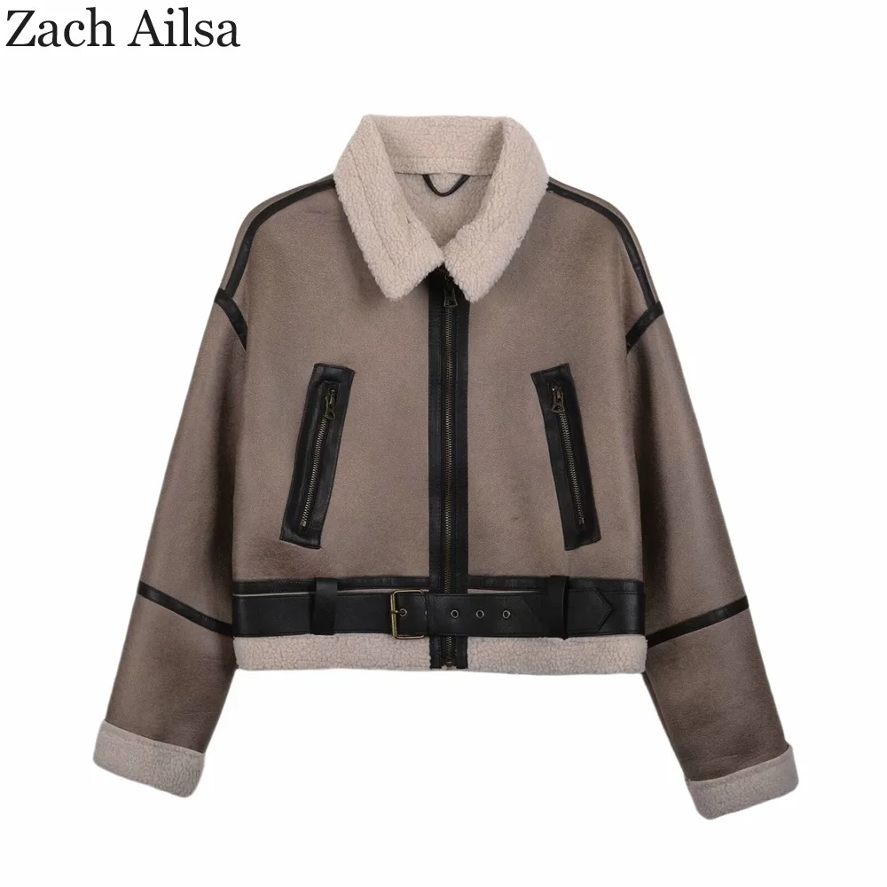 

New women's clothing European and American style fashionable simple double-sided short jacket jacket