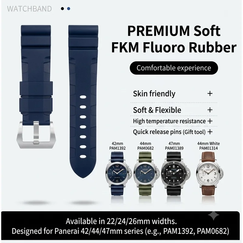 cinturino-per-orologio-in-gomma-fkm-morbida-importata-premium-22-24-26mm-per-panerai-pam1392-pam0682-con-fibbia-a-perno-ricambio-per-uomo