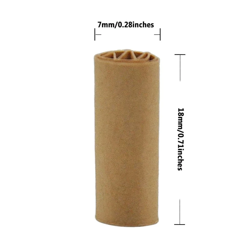 120pcs/Box Tips 5/6/7mm Disposable Unbleached Tips Filter Tip Rolling Paper Filter Natural Unrefined Filters Handmade Cigar Nozz