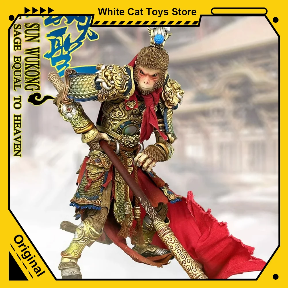 

Fury Sun WuKong 1/12 Action Figures Scale Record of Mountain and Sea Demons Great Sage Equal to Heaven Full Set 6inch Model Toys