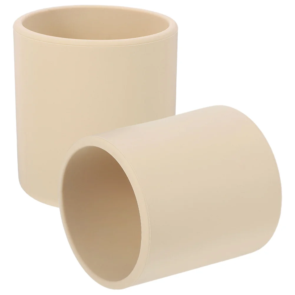 

2Pcs Silicone Toddler Cups Baby Drinking Trainer Cup Non-Slip Grip Ergonomic Design Easy Clean Kids Water Cup for 1-3 Years