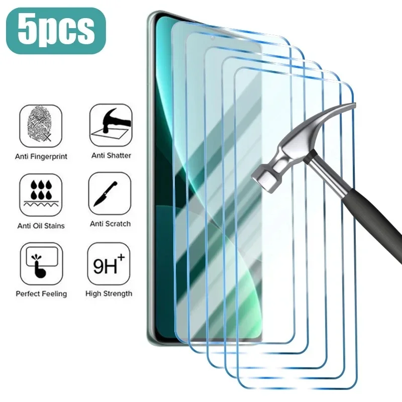 5Pcs Tempered Glass…