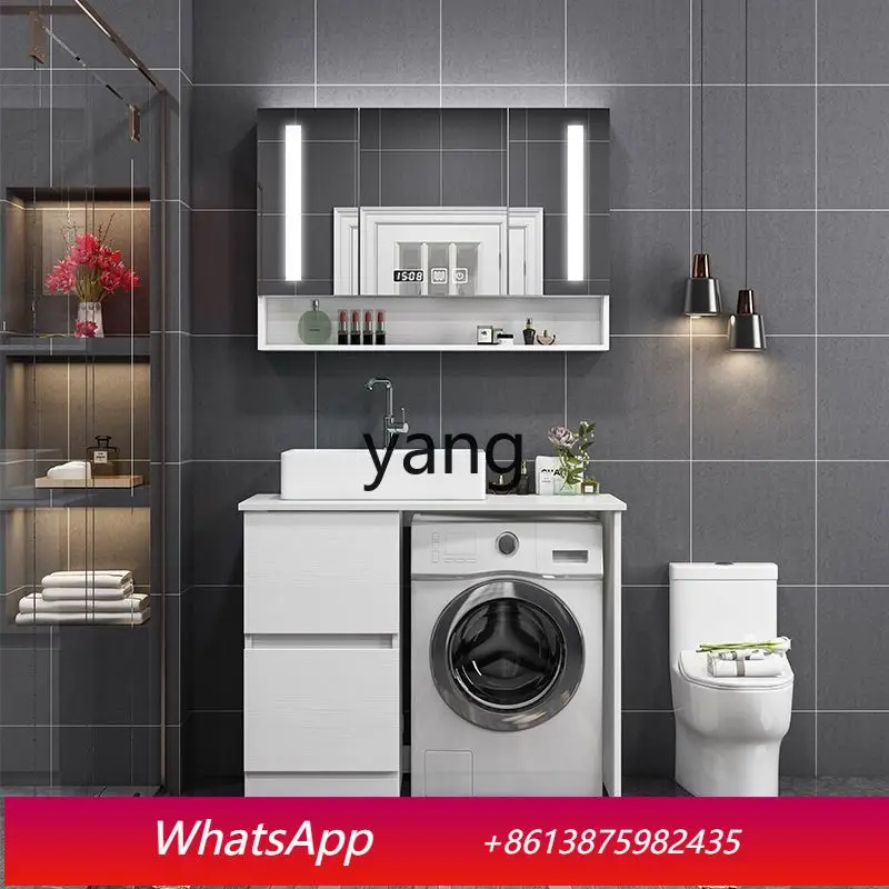 LH  balcony washing machine cabinet significant other drum washbasin integrated bathroom cabinet small apartment
