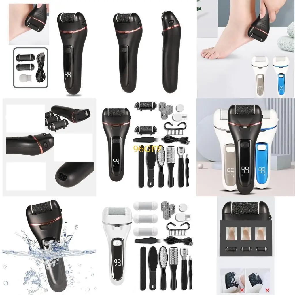 

96GF ЖК -дисплей Callus Dead Dead Skin Code Wireless Grinder Mabine Material USB.