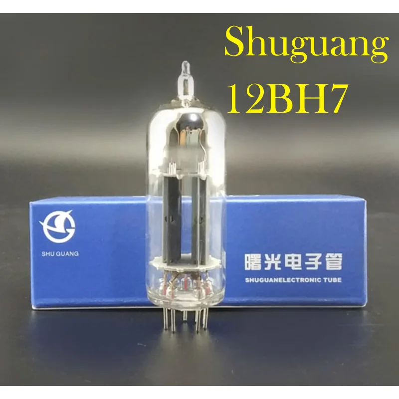 Вакуумная трубка Shuguang 12BH7 для самостоятельной сборки, комплект усилителя аудиоклапана Hi-Fi для электронной трубки, точное соответствие, оригинал