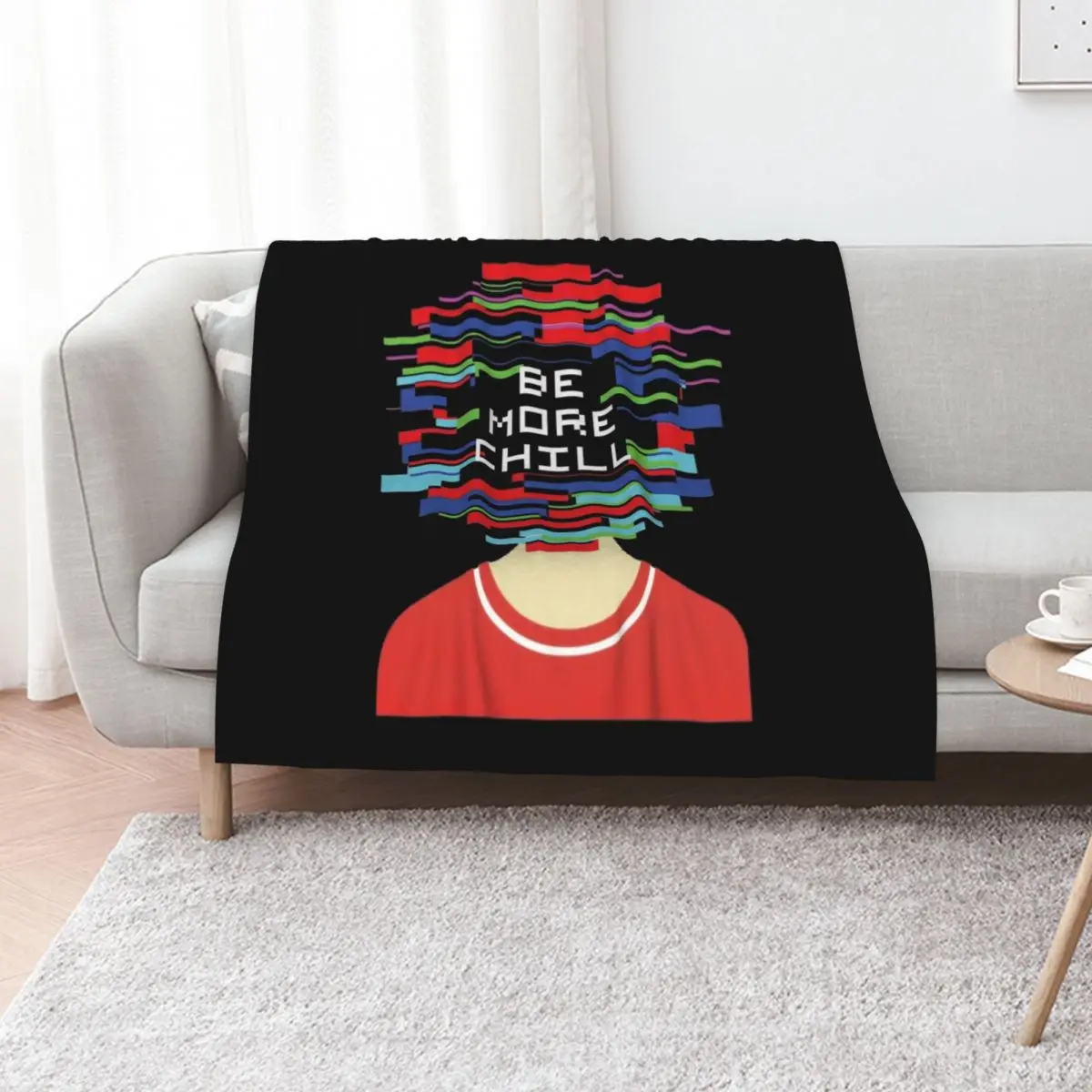 Be More Chill- Official Recording Throw Blanket Luxury Throw Sofa Bed Fashionable Personalized Gift Luxury St Thermal Blankets