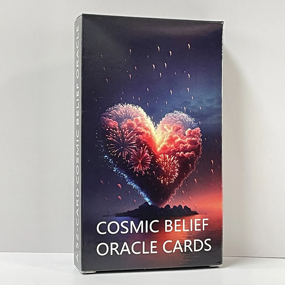 

12x7cm Cosmic Belief Oracle Cards Love Tarot Deck English Version Predictions Prophecy for Beginners Keywords