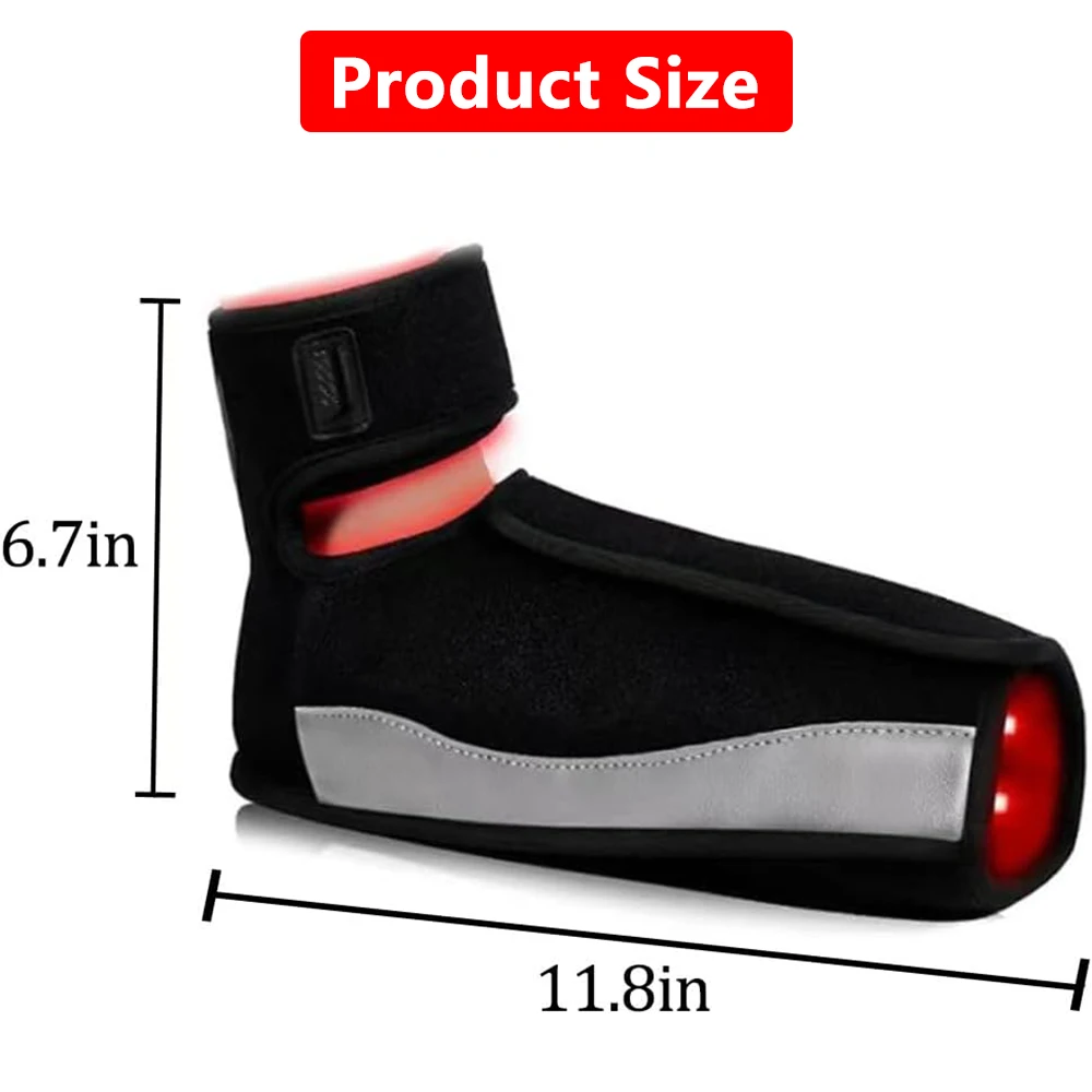 Red and Infrared Light 660nm&850nm Wearable Belt Support for Foot Leg Hand Elbows Knees Shoulder