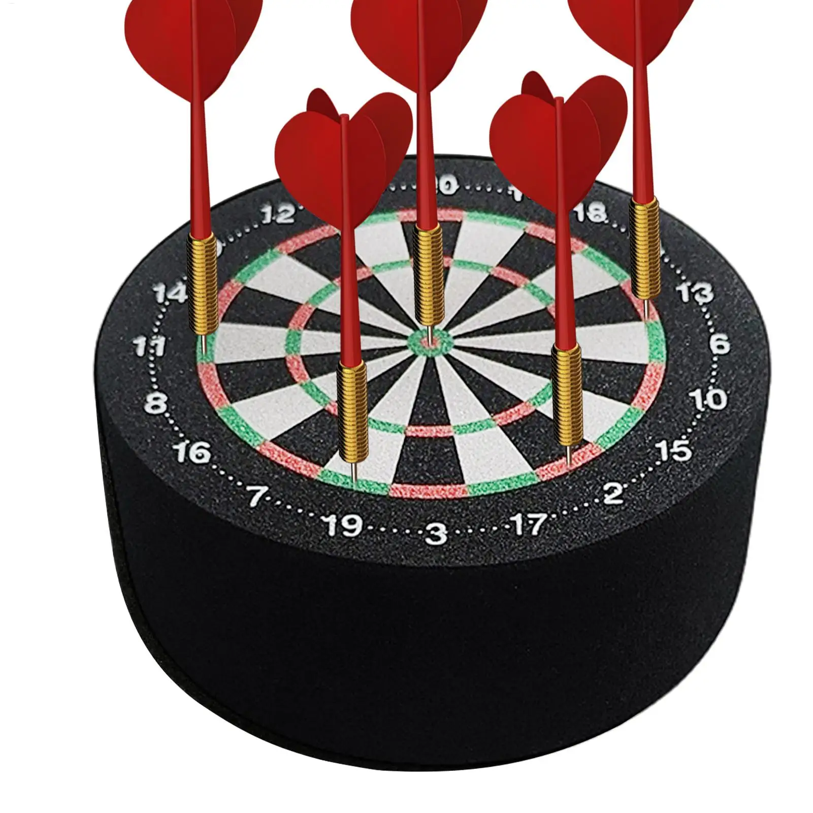 

Mini Dart Dock 10cm EVA Foam Dart Base Station Dartboard Design Display Stand Holder for Home Family Party Players Games