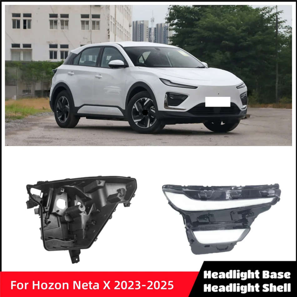 For Hozon Neta X 2023 2024 2025 Automotive Parts and Accessories Car Base Head Lamp Shell Car Lamp Holder Lights Lens Shell