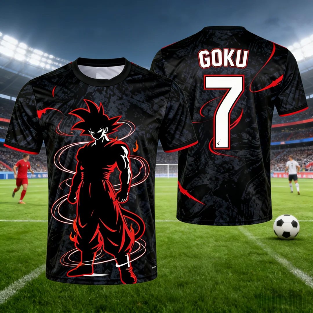 

Футболка с графическим принтом Dragon Ball Goku 2026, спортивная, быстросохнущая, мужская, детская, женская, дышащая, в стиле Y2K