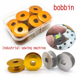 10pcs industrial sewing machine accessories computer flat bobbin flat sewing machine lock embroidered bobbin bobbin aluminum oxi