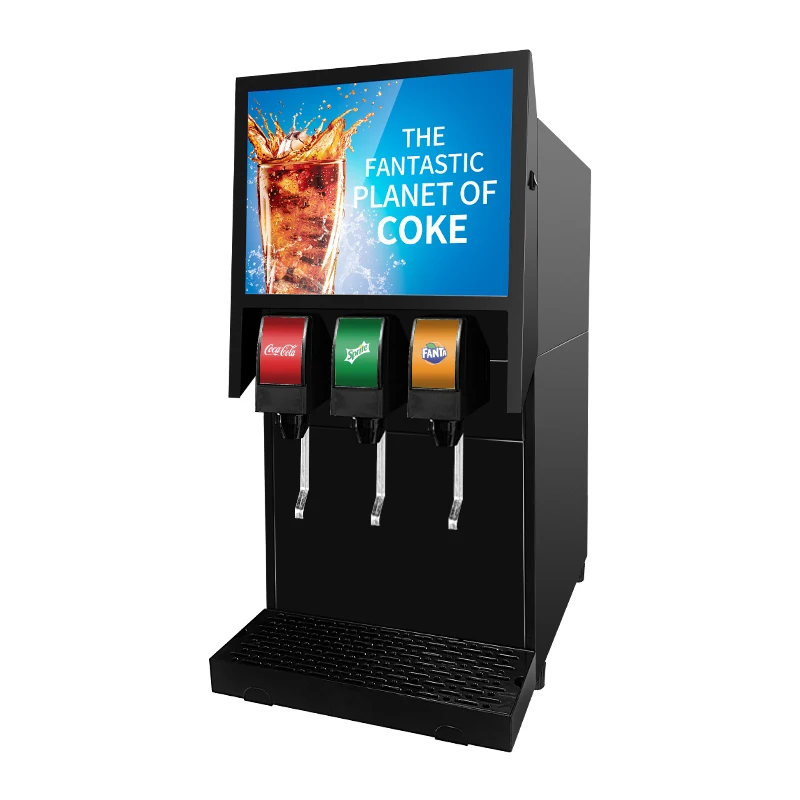 يوان يين بوست مزيج موزع المشروبات الغازية 3 نكهات الصودا نافورة آلة الكولا صنع وظيفة التبريد #1