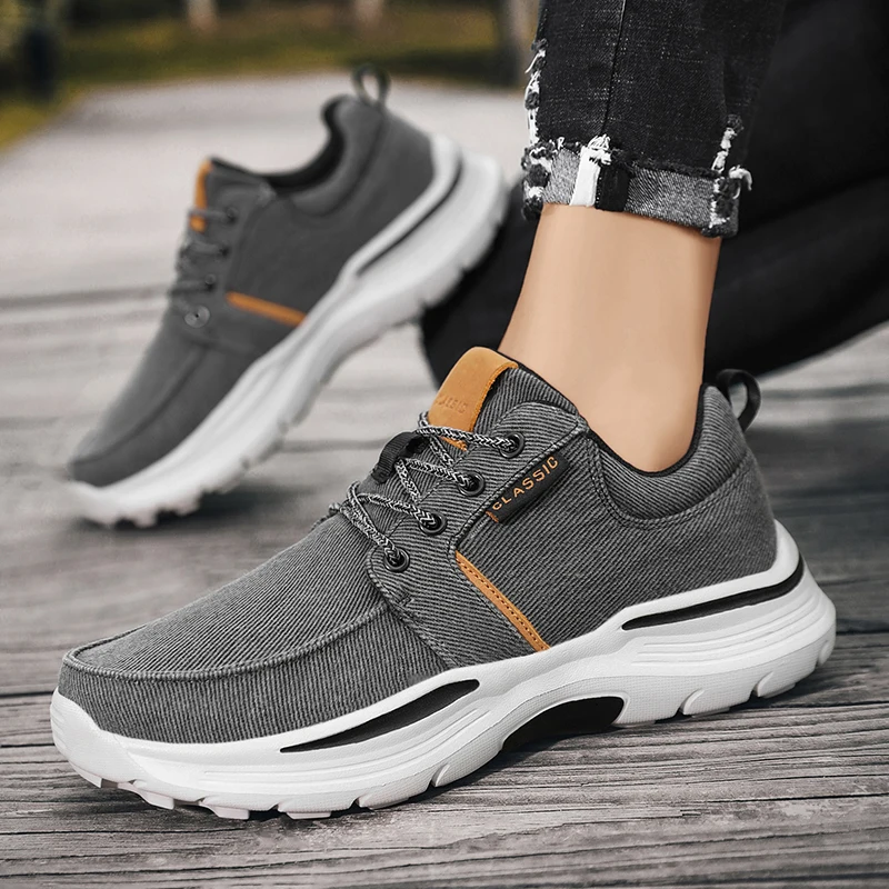 Men Sneakers Casual Canvas Shoes Plus Big Size 47 48 Lightweight Outdoor Running Walking Soft Breathable New