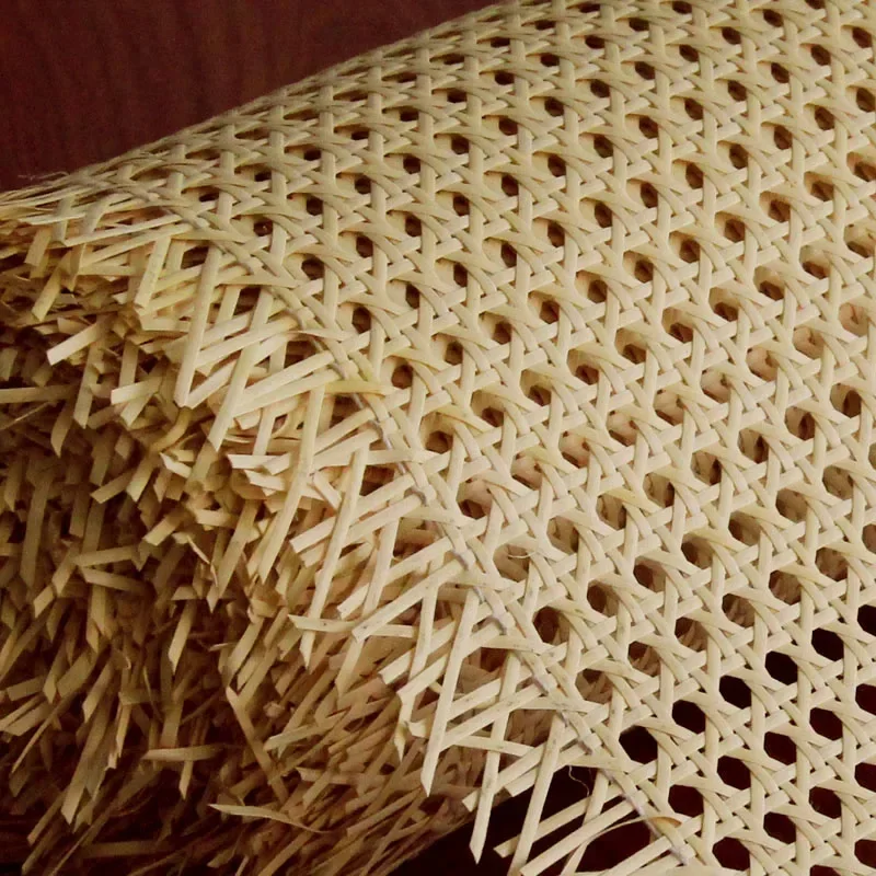 Natural Indonesian Real Rattan Cane Webbing Roll, Furniture, Chair, Table, Ceiling, Background, Door, DIY Material, 15 M Roll