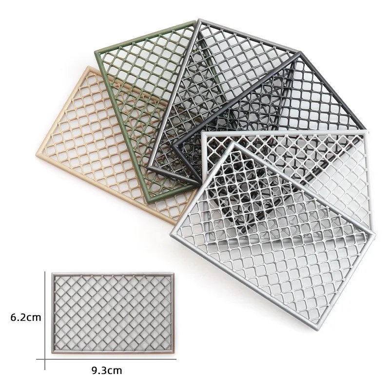 Train Track Protection Isolation Net Mini Building Blocks Military Barbed Wire Barricade Fence Guardrail Model Kit
