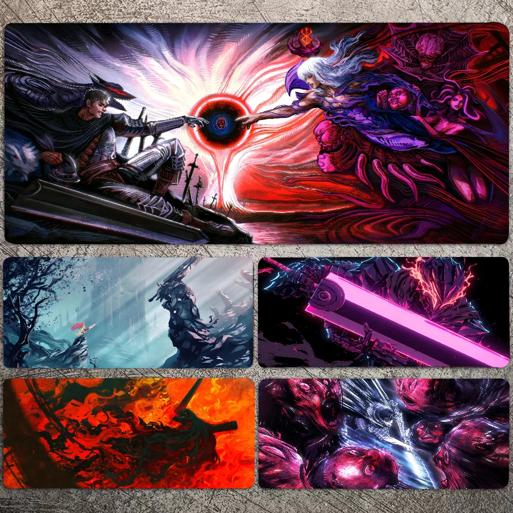 

1pc Guts Sword In Berserk Non-slip Mouse Pad Suitable For Office Computers Laptops E-sports Game Desk Mats XXL Keyboard