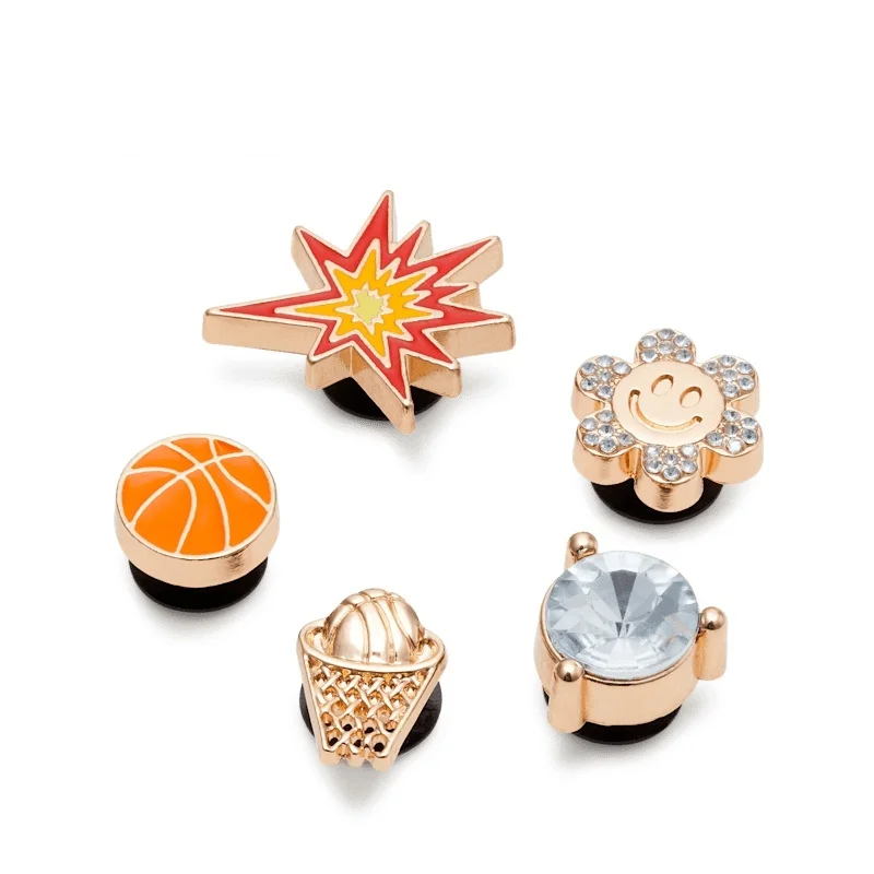 

shoe metal charms Basketball Decorations High Quality Metal fashion Accessories for cross shoes