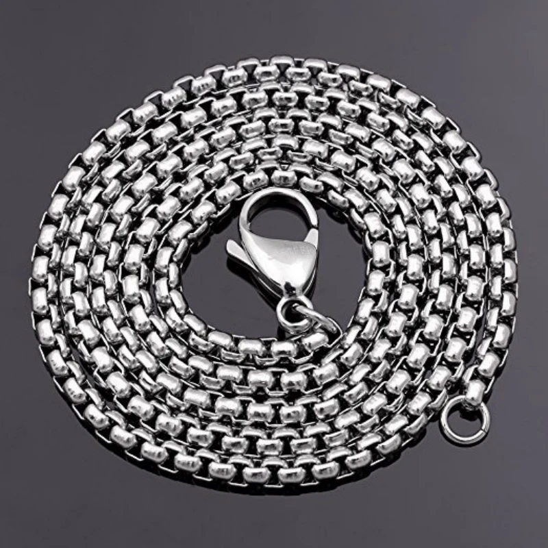 

HNSP 316L Stainless Steel Link Chain Necklace For Men Neck Jewelry Accessories Male