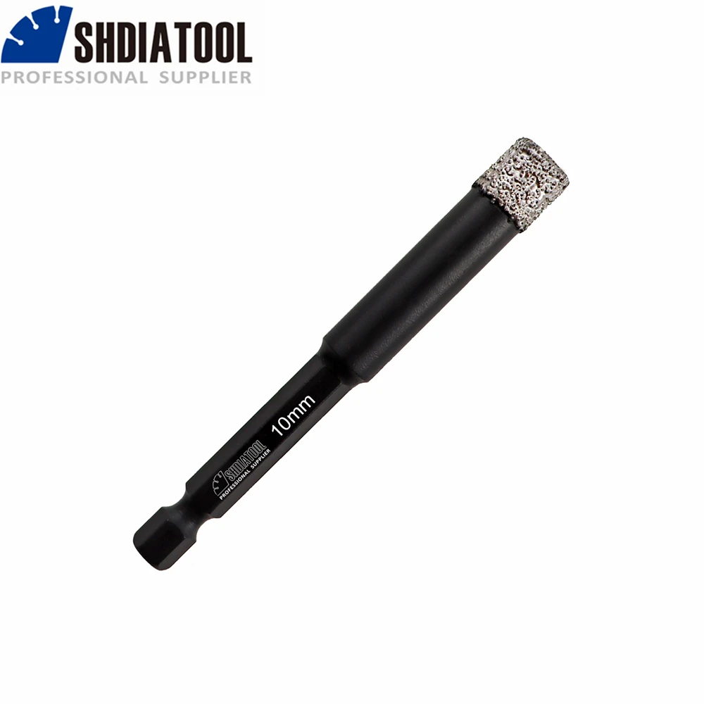 Shdiatool-ダイヤモンドタイルドリル,セラミックタイル,花崗岩,大理石,10mm, 2個セット