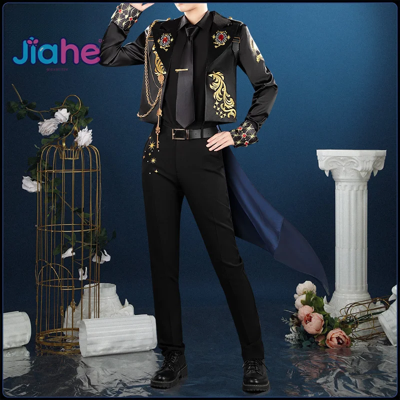 Torcido-país das maravilhas cosplay ace jack azul kalim vil epel idia prata lilia floyd 5th aniversário traje uniforme de halloween