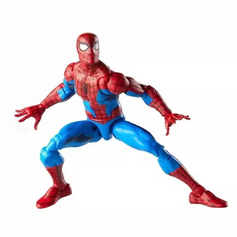 ML Classic Spider Web Spiderman Anime Action Figure Toy Ko Spider Man Movable Statue Model Doll Collectible Kid Gift