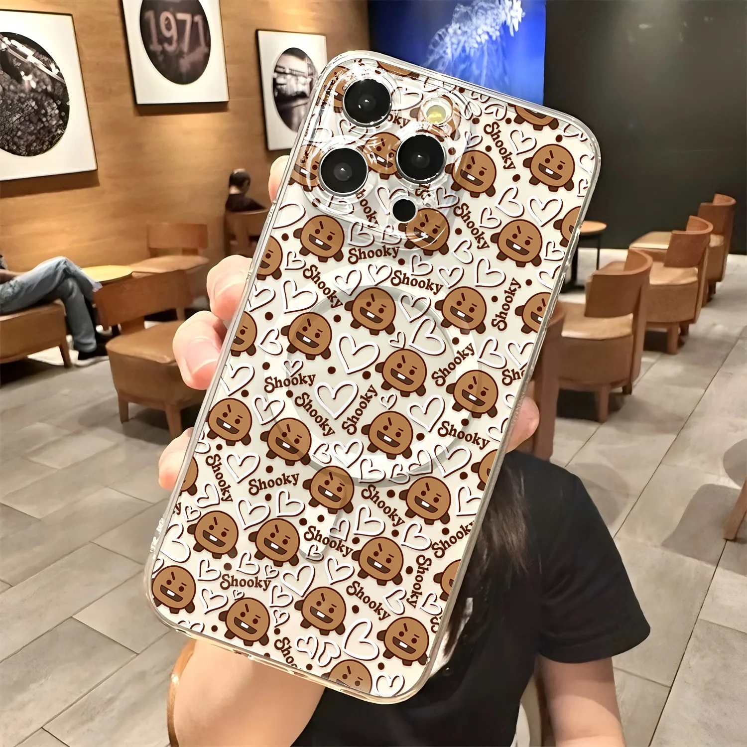 Hot Cute B-BT21 New Magnetic Phone Case For Samsung Galaxy S25 S24 S23 S22 S21 S20 FE Edge Plus Ultra 5G Soft Clear TPU Cover - view 3