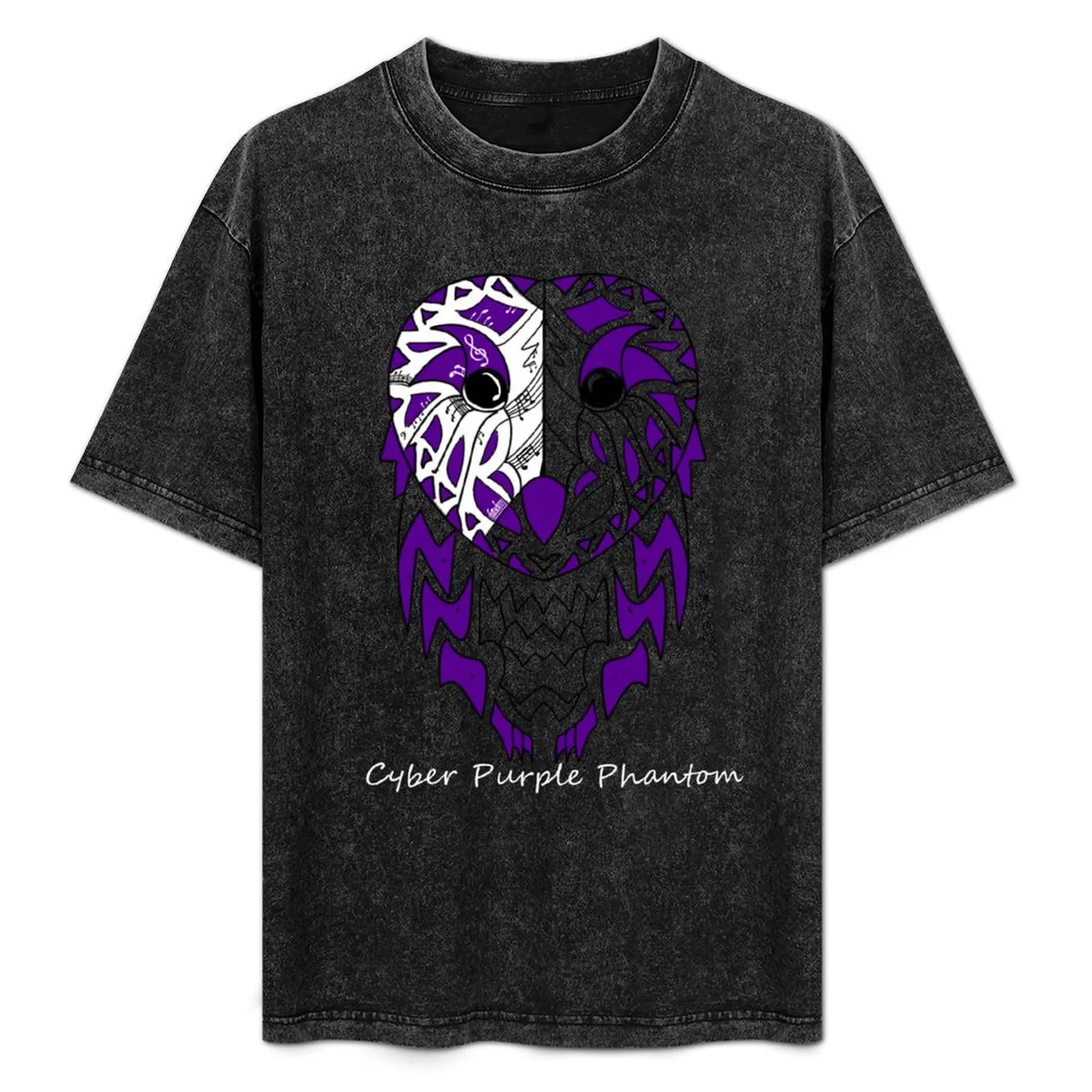 

Cyber Purple Phantom T-Shirt customs design your own cute clothes tees men t shirts high quality