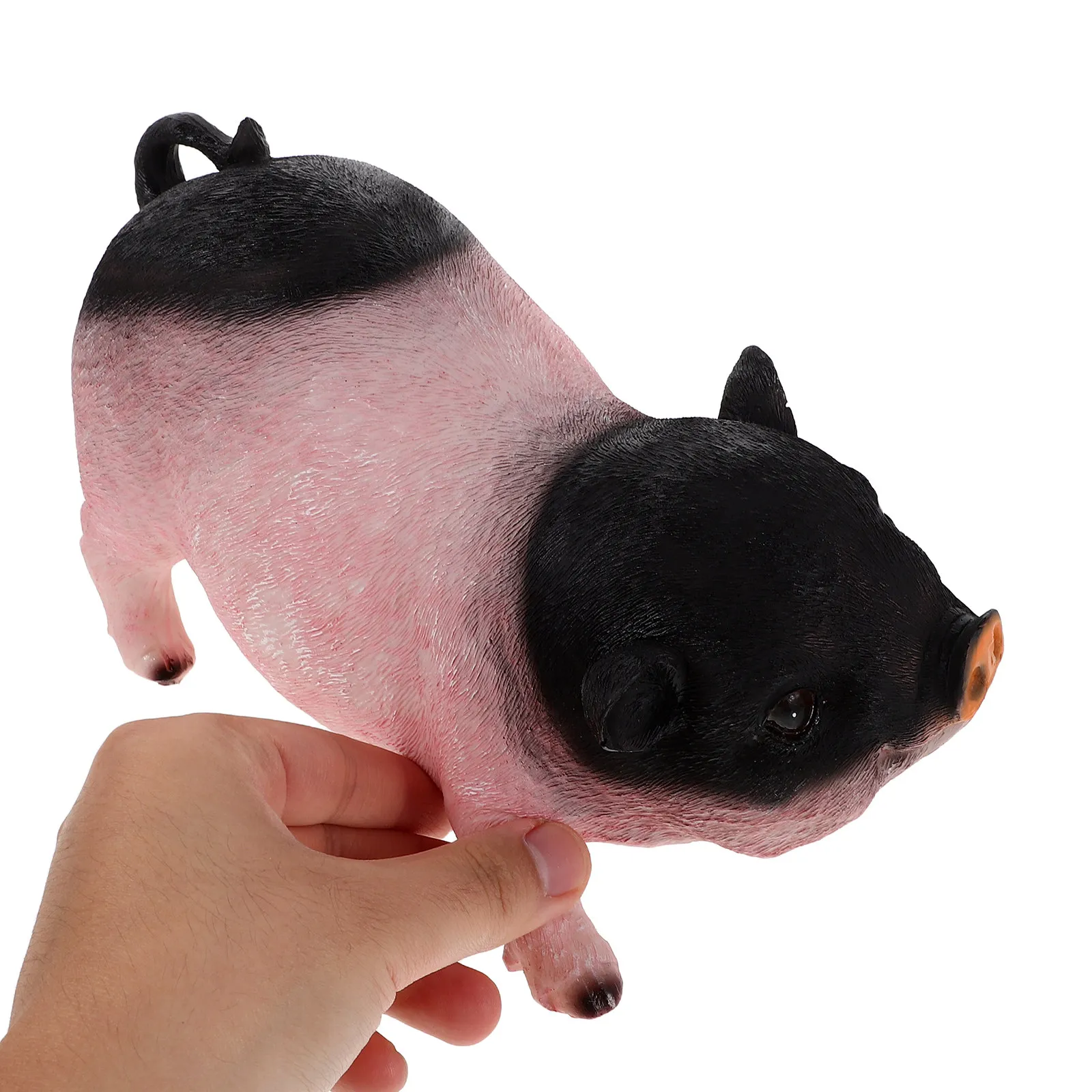 Garden Pig Statues 2 Pack Cute Funny Resin Animal Figurines for Indoor Outdoor Lawn Yard Decor Ornaments
