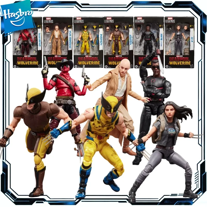 hasbro-marvel-legends-cowboypool-wolverine-blade-deadpool-wolverine-action-figures-bundle-action-figure-toys-for-boys-girls-gift