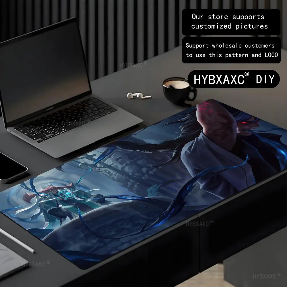 Kayn Shadow Assassin LoL Mouse Pad ملحقات الألعاب مكتب ألعاب لوحة المفاتيح حصيرة مكتبية غير قابلة للانزلاق كمبيوتر محمول أنيمي Shieda Kayn Mousepad #2