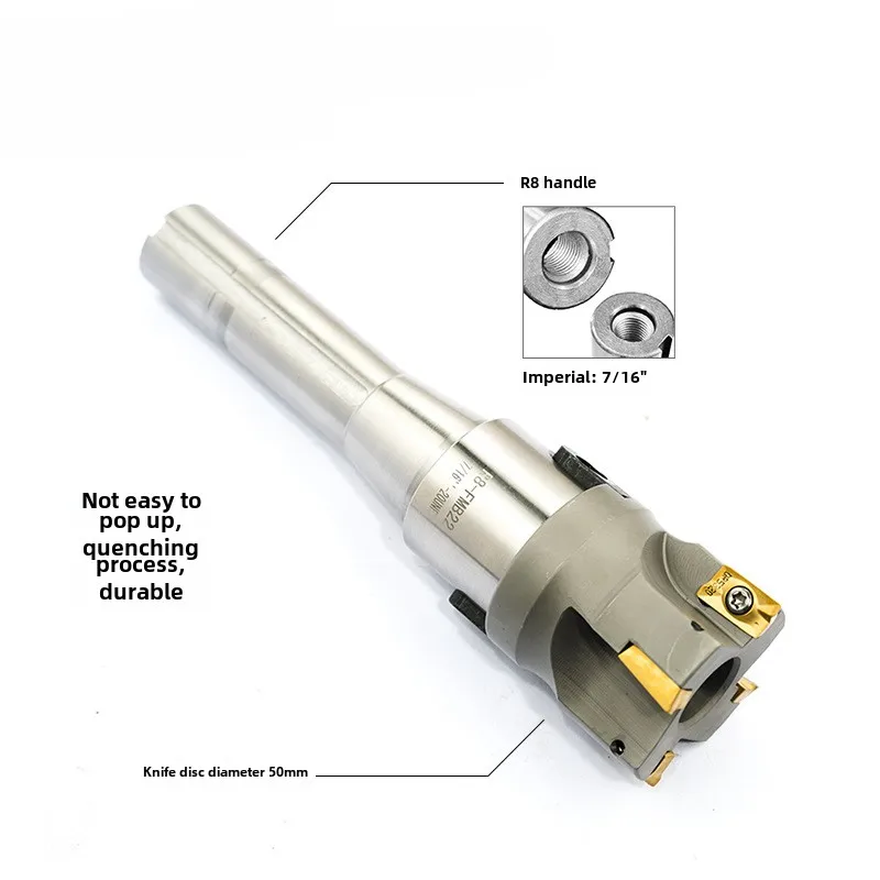 

R8 milling machine shank milling machine cutter head special boom face milling cutter holder