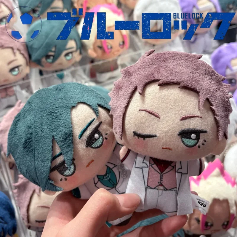 

In Stock Genuine Bandai 10cm Blue Lock Sweets Flavor series kawaii Doll Keychain Rin Itoshi Sea Isagi Shidou Ryusei Nagi Bachira