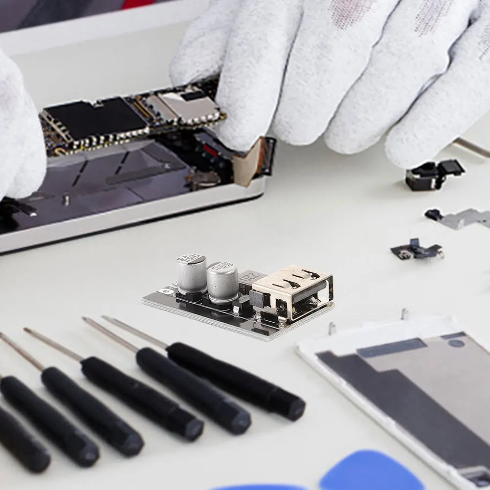 

2pcs Buck Converter 12V 24V To Usb 3.0 Fast Charging Module Step Down Power Supply Regulator Board Dc Converter