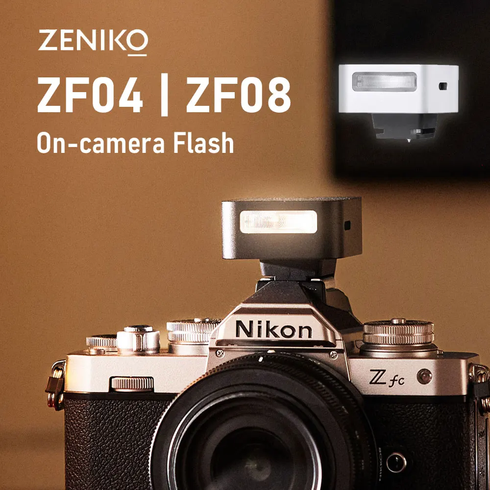 ZENIKO ZF04/ZF08 מצלמת פלש אונ-קמרא מיניאטורי ל-Ricoh GR3, Sony ZV1, Canon ו-תיקים נוספים – דיווח מפורט ובדיקה מדויקת