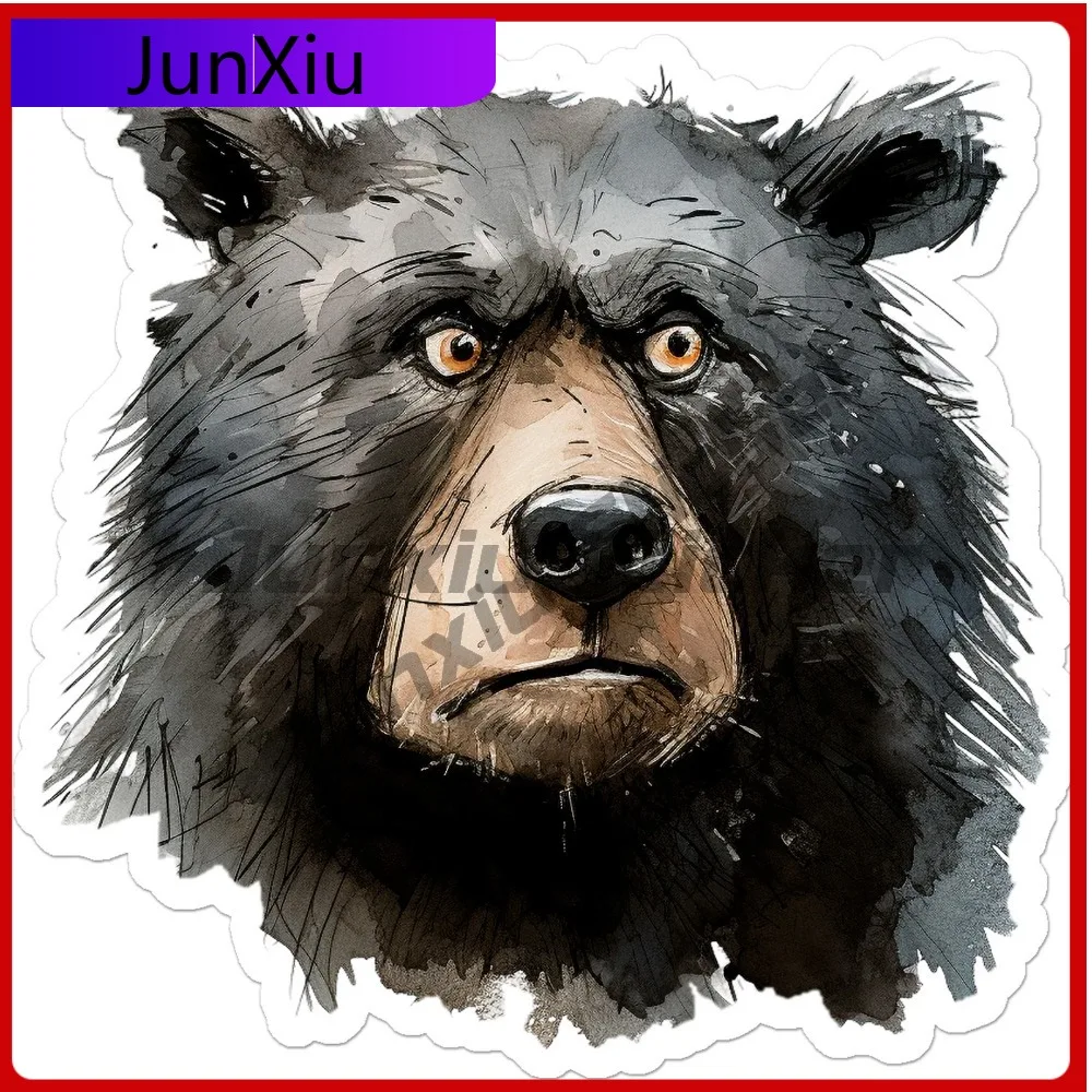 

Black Bear Vinyl Hot Best Gift Modern Car Decal Waterproof Laptop Window Bumper Auto Exterior Decor