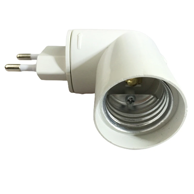 Регулируемый цоколь лампы E27, держатель патрона, вилка адаптера лампы на 360 градусов # 5