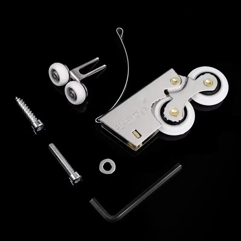 Schiebetürrolle für Kleiderschränke, robust, verschleißfest, für reibungsloses Gleiten, Hardware für die Reparatur von Schränken, DIY-Heimwerkerbedarf. – Detail 10