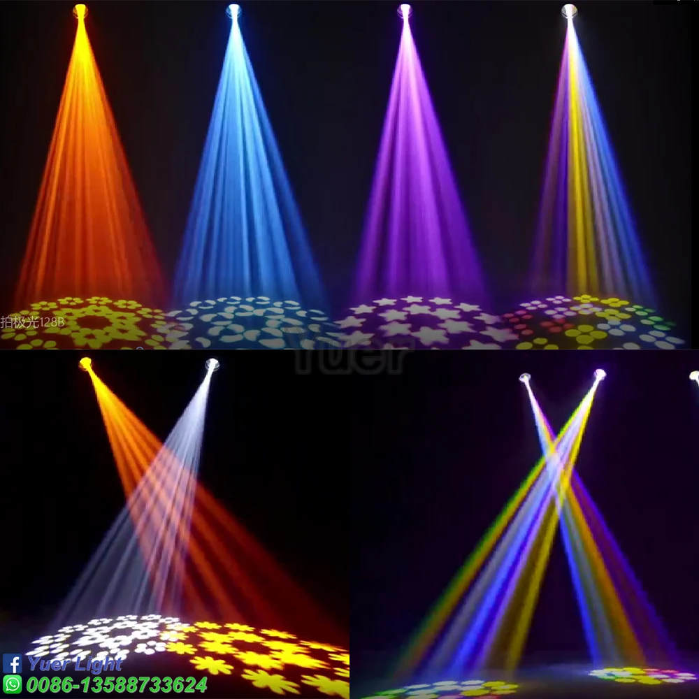 4Pcs/lot 200W Spot Beam Moving Head Light With 18 Prisms DMX DJ Disco Party Wedding Nightclub Show Stage Lighting Effect