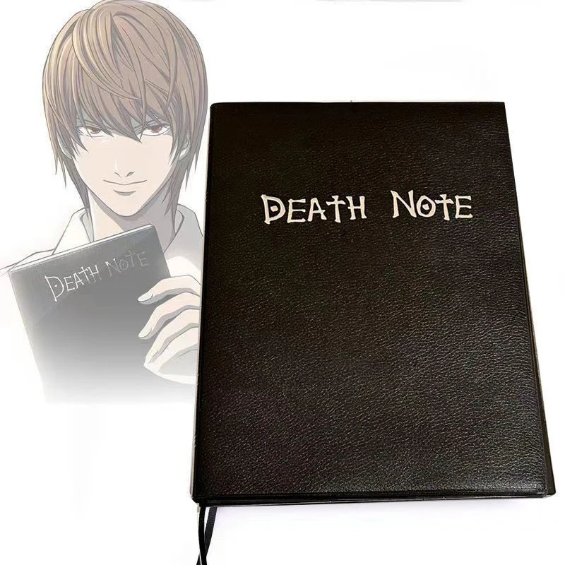 Cuaderno Coleccionable de Anime Death Note, Diario Escolar Grande con Temática de Anime, Agenda, Papelería, Accesorio de Cosplay para Fans