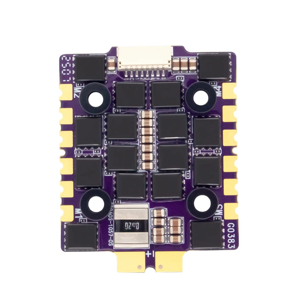 Flycolor RC 60A ESC Raptor5 G2 Mini AM32 60A ESC 3-6S Lipo 20x20mm M3 admite todos los señales digitales Dshot para Drones RC FPV