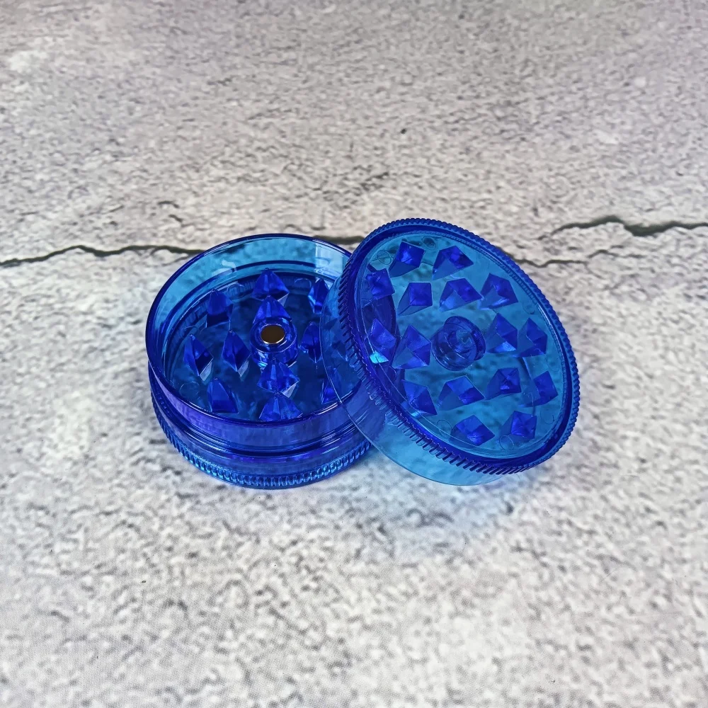 1.6/2.5inch Color Plastic Herb Grinder Grass Cigar Tobacco Vanilla Bud Grinder Mill Mortar 4-Layers Smoking Cigarette Tool Gift