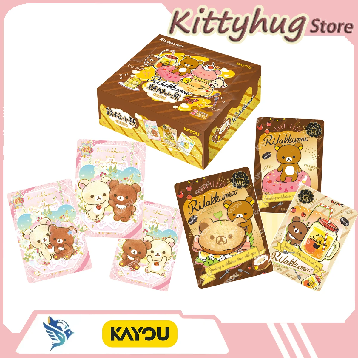 

Набор коллекционных карточек Kayou Rilakkuma: милые мультяшные товары, игрушки, подарки для детей